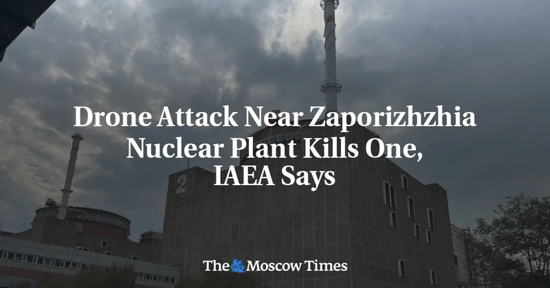 Drone Attack Near Zaporizhzhia Nuclear Plant Kills One, IAEA Says