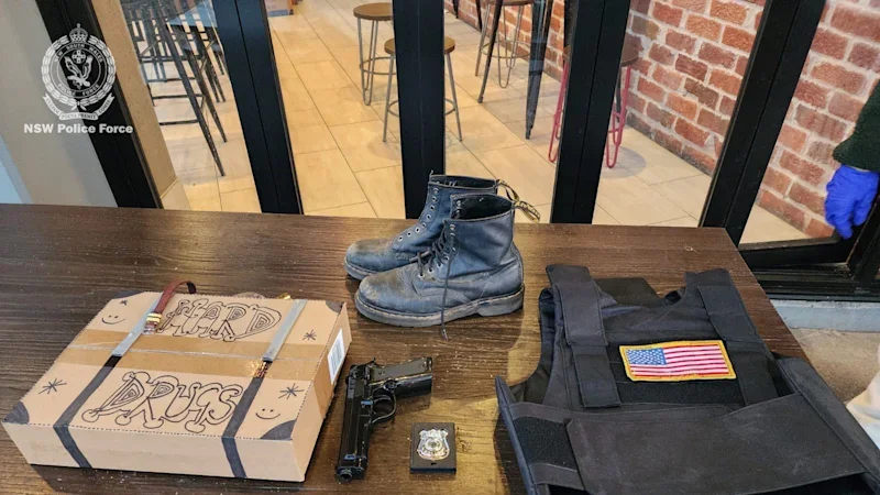 Fake gun, bulletproof vest seized as police swarm Entertainment Quarter