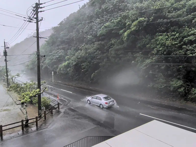 Typhoon Dolphin hits Japan, heads towards China