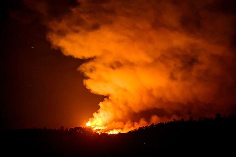 Body found in California home burned by wildfire believed started by chain saw