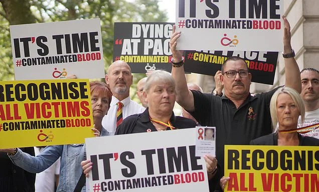 Blood scandal victims told to repay £10,000 after government admits payments were made in error