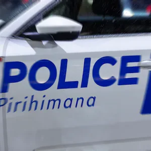 Police cordon in Highbury, Palmerston North, after incident