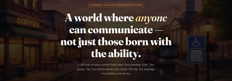 Tinky Town Earns a 97.61 Proof of Usefulness Score by Building a QR-Code-Based Auxiliary Communication Infrastructure