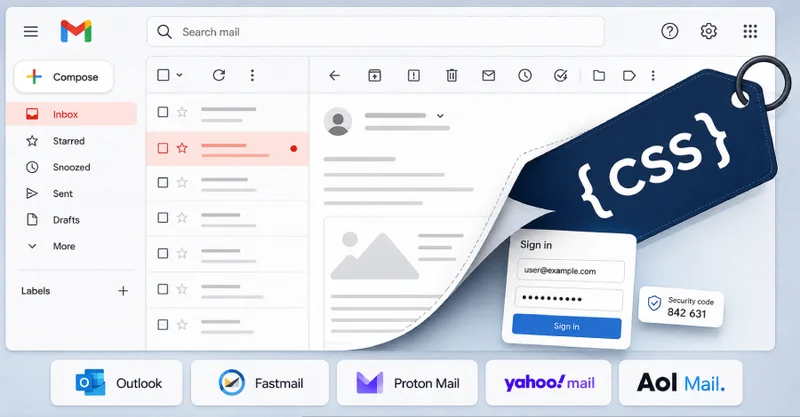 New CSS Attacks Can Break Webmail Defenses to Steal Passwords and Tokens