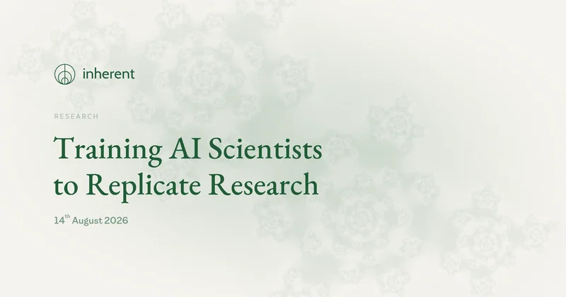 Training AI Scientists to Replicate Research