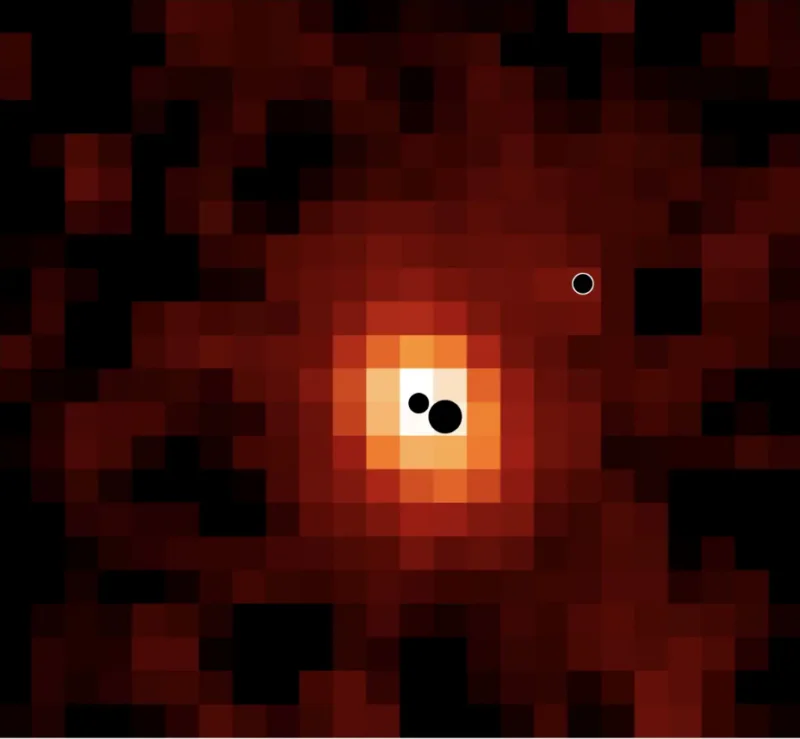 A first! 3 supermassive black holes discovered in 1 galaxy