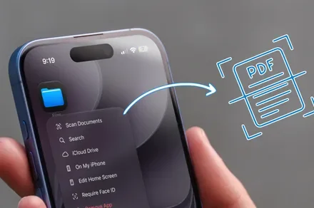 You don’t need a document scanning app. Your iPhone has you covered