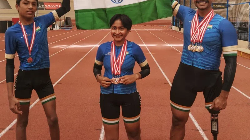 IMedals galore for para-cyclists in Denmark
