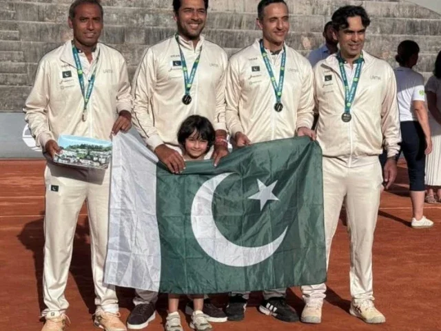 Pakistan claim historic silver at ITF Masters World Team Championships
