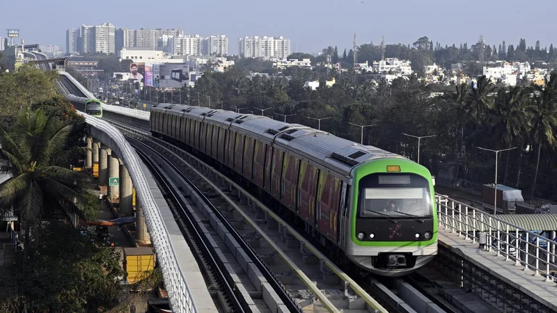BMRCL to temporarily reduce Green Line metro frequency on August 7 night for train trials