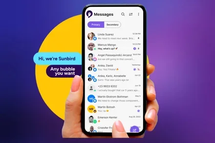 Sunbird relaunches its iMessage app for Android, three years after a privacy scandal shut it down