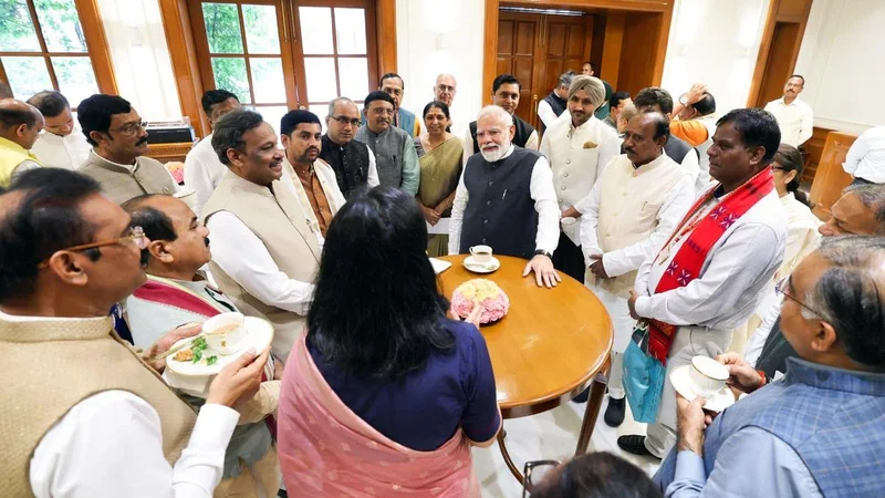 Learn from senior MPs, stay clear of ‘Delhi intrigues’: PM to new NDA RS MPs
