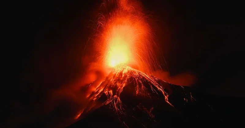 Dramatic photos show lava spewing from Fuego volcano in Guatemala