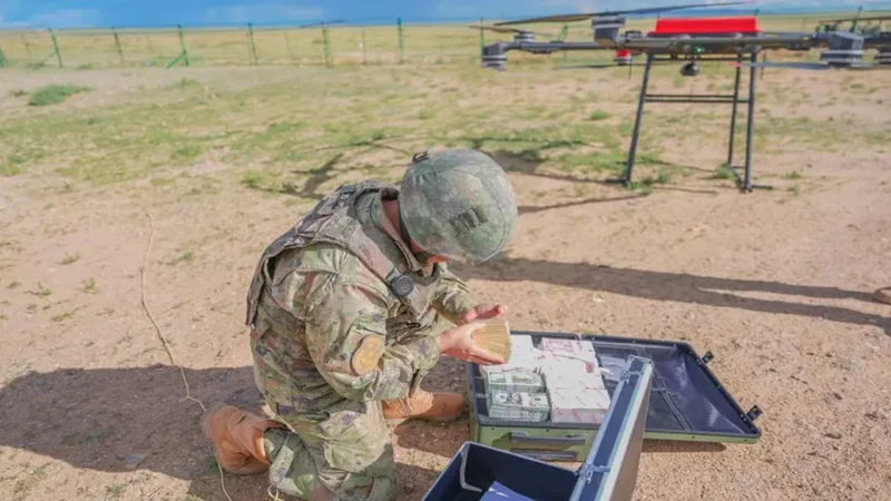 China's PLA used drones to send gold bars, US$100 notes in a bizarre 'wartime financial support' drill