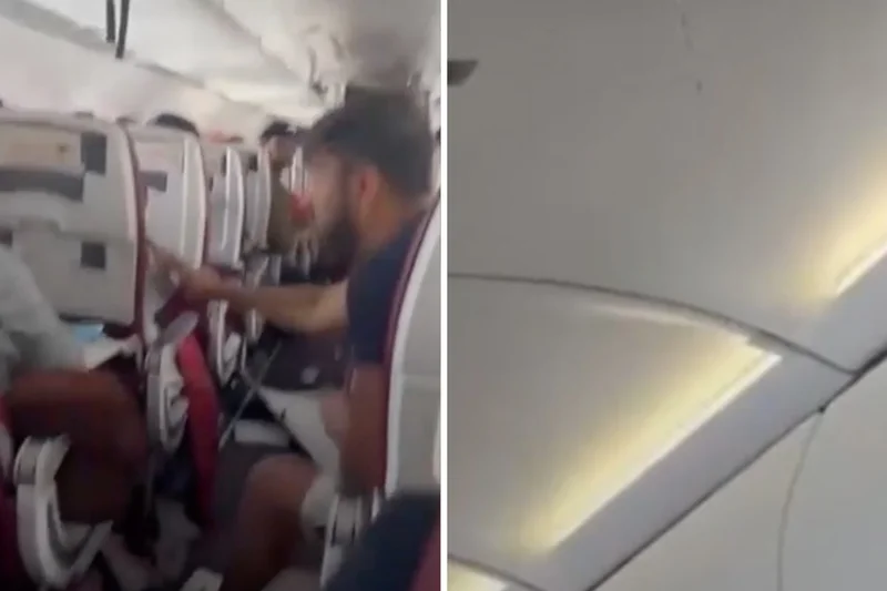 Air India flight plummets 300ft during severe turbulence