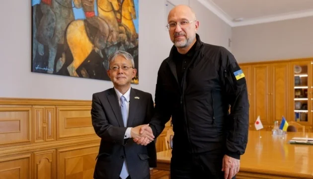Shmyhal discusses further support for energy sector with Japan’s ambassador