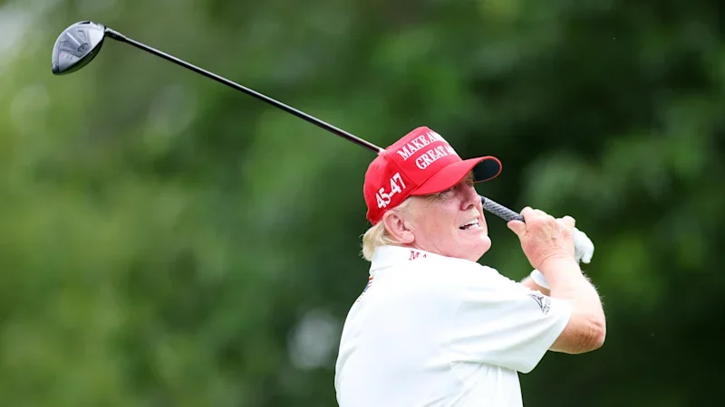 Trump wins golf championship and mocks opponents: ‘I have talent, they don’t!’