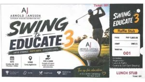 AJCMFI Swing to Educate 3 charity golf set for Oct. 8