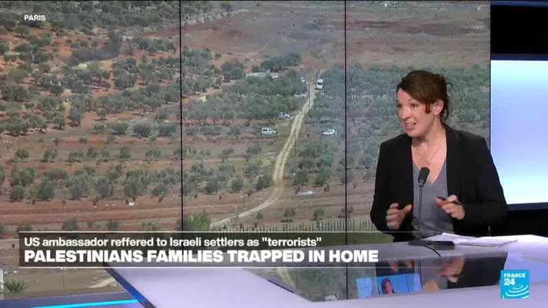 West Bank: Palestinians families trapped in home
