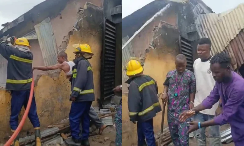 Goods worth millions of naira destroyed as fire ravages Ibadan market