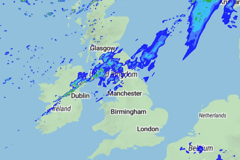 Rain finally hits UK – but not where it’s needed