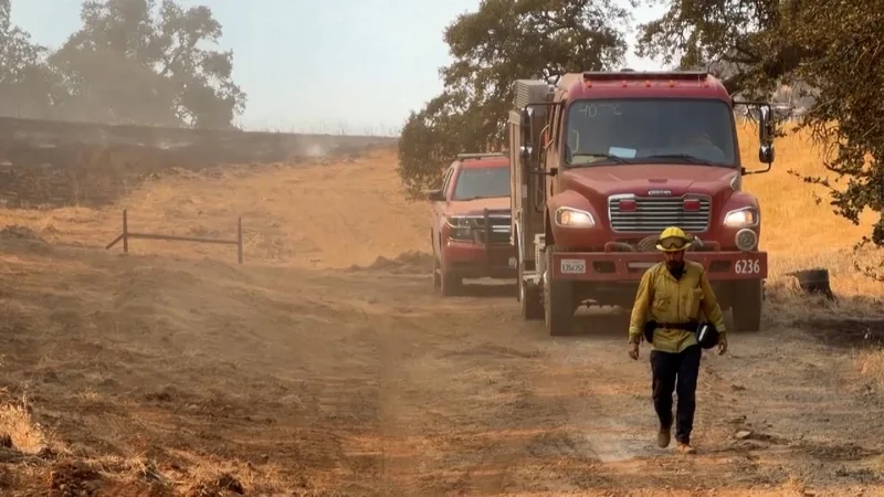 Firefighters continue to battle wildfires in US and Canada