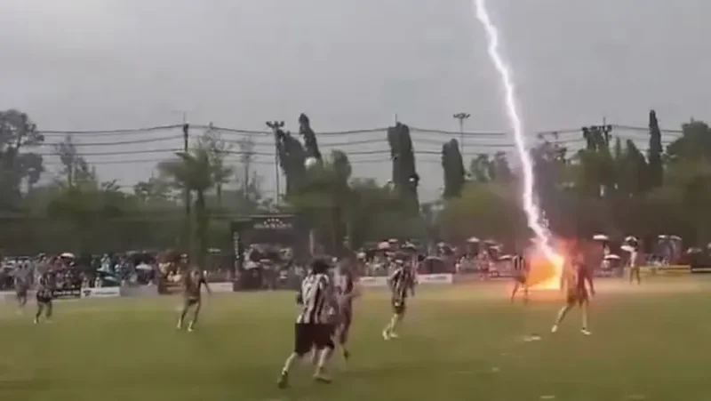 Thai footballer killed in lighting strike during match in Narathiwat province; Malaysian among 12 others injured