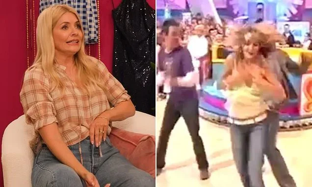 Holly Willoughby cringes as she recalls epic wardrobe malfunction while presenting live children's TV: 'I ended up on Page 3!'