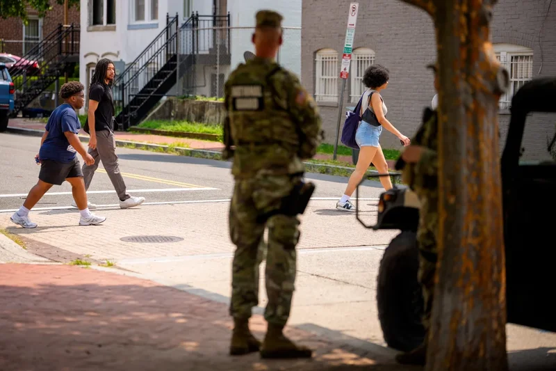 Trump deployed thousands of National Guard in DC - but they aren’t stopping any crime