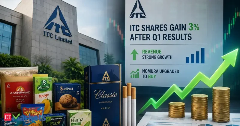 ITC shares gain 3% after Q1 results. Here’s why Nomura upgraded the stock to Buy