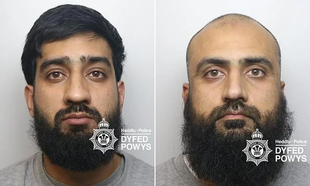 Two brothers who killed 'deeply loved father', 41, and injured his nine-year-old son while racing each other home are jailed