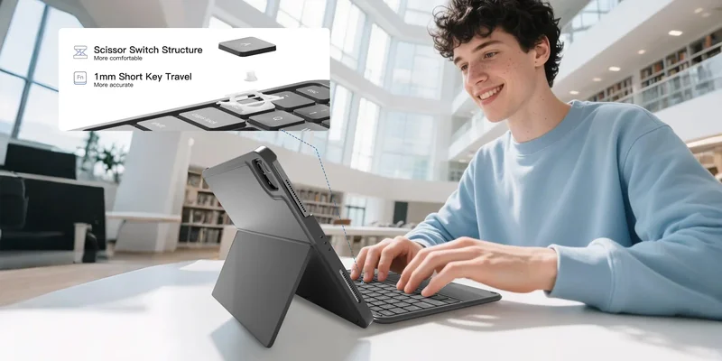 This iPad keyboard case is the perfect addition to our Back to School tech roundup