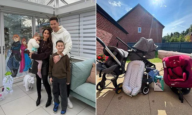 Woman, 37, reveals how she saved £3,000 on essentials for her newborn baby by using second-hand websites - and the key mistakes others make when looking for affordable items