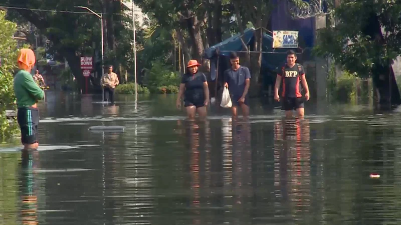Inundated Philippine communities seek answers over flood control funds