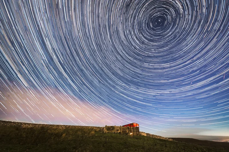 The stunning 100-strong Perseid meteor shower twinning with the solar eclipse