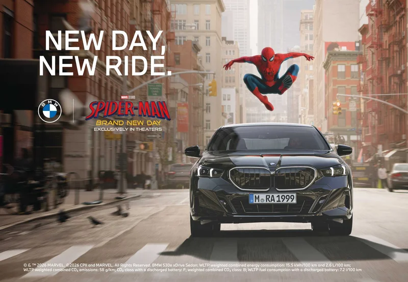 BMW Probably Paid Sony for the Spider-Man Dashboard Ads, Not the Other Way Around