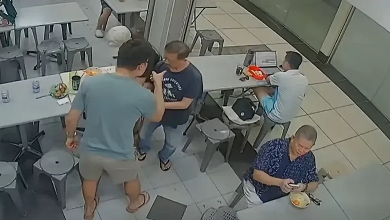 Police report lodged after elderly man shoved to ground in dispute over patting girl's head
