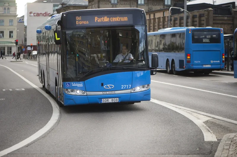 Swedish bus operator removes anti-immigration ads after drivers call in sick
