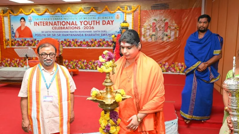 Spiritual well-being helps students concentrate, says pontiff at SVIMS event