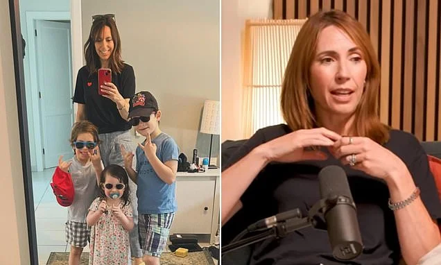 Alex Jones, 49, admits she's suffering from perimenopause rage as she questions whether having a child at 44 'delayed her symptoms'