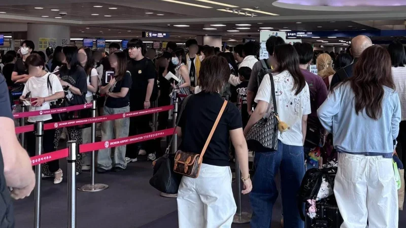 Flying to South Korea? Brace for 80-minute wait at Incheon airport immigration