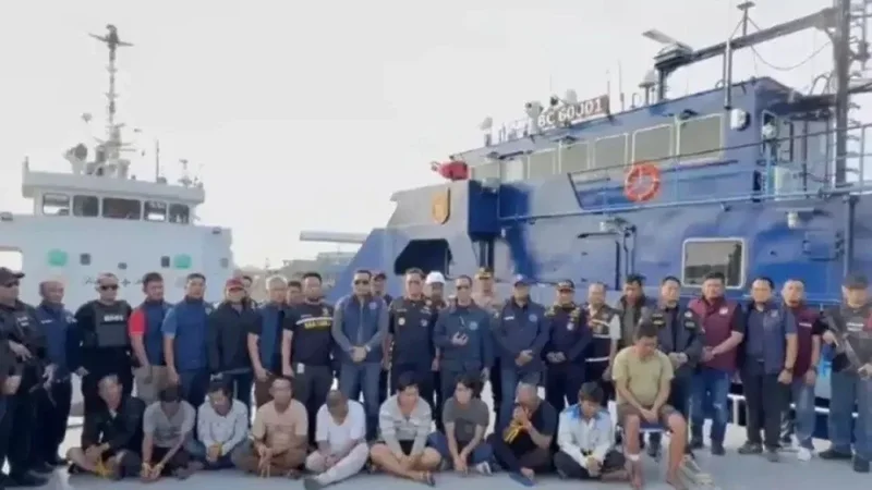 Indonesia seizes 2.6 tonnes of liquid meth from Tanzanian-flagged ship in record drug bust