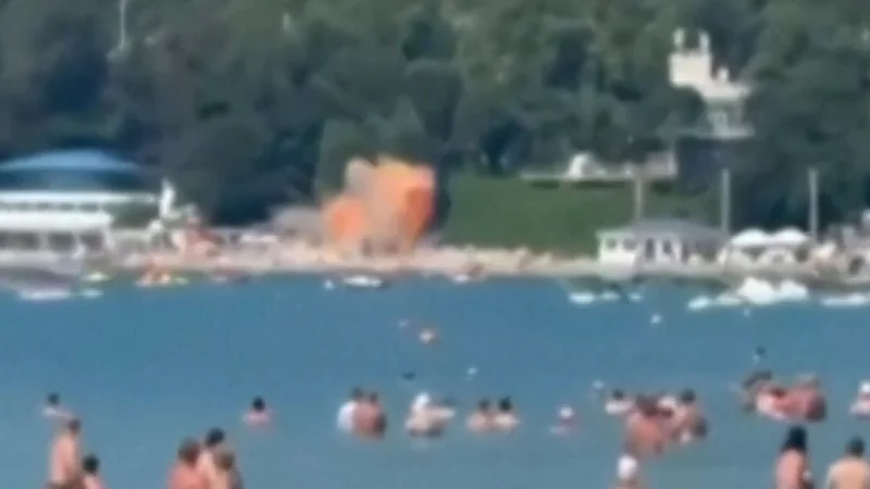 Russia alleges Ukrainian drones targeted holidaymakers at a Black Sea resort