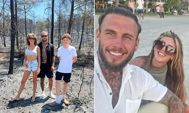 'It was like the gates of hell': British couple and 16-year-old family friend tell how they suffered burns after running into Turkish wildfire in their flip-flops to help firefighters