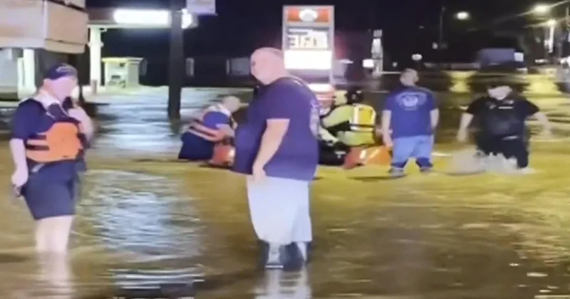 Storms hit Midwest as wildfires rage in western states