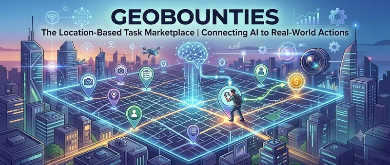 GeoBounties Earns a 75.61 Proof of Usefulness Score by Building a Location-Based Task Marketplace Connecting AI to Real-World Physical Actions
