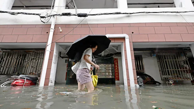 Typhoon Dolphin hits China's east coast, over 1 million evacuated