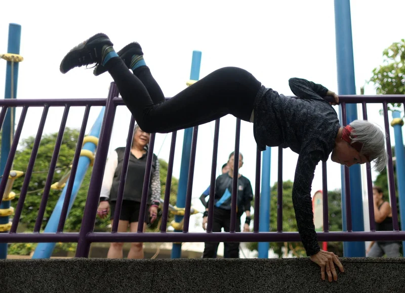Parkour helps Singapore’s elderly boost agility, strength
