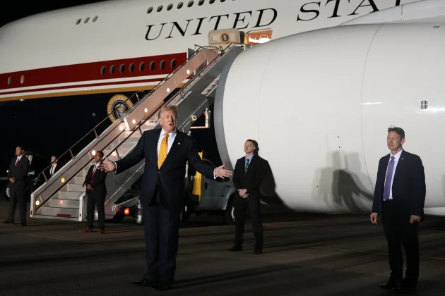 Donald Trump says Secret Service wanted him to switch planes for secret flight