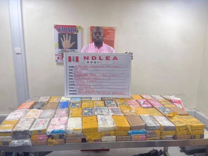 NDLEA arrests Lagos socialite KC Luxury, seizes cocaine worth N39bn